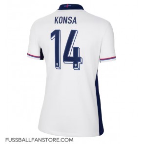 England Ezri Konsa #14 Replik Heimtrikot Damen EM 2024 Kurzarm